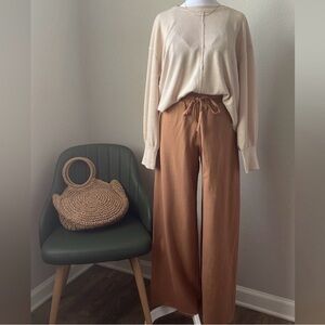 Cozy Life - Cream Boxy Cropped Oversized Ribbed Sweater